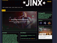 Tablet Screenshot of jinx-band.com